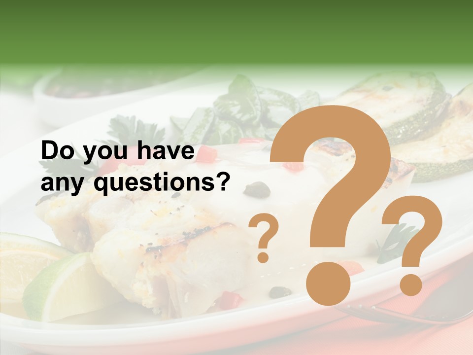 Garnish Fine Food PowerPoint Template