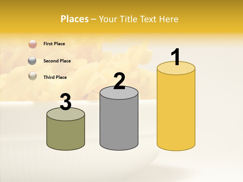 Yellow Cooking Heap PowerPoint Template