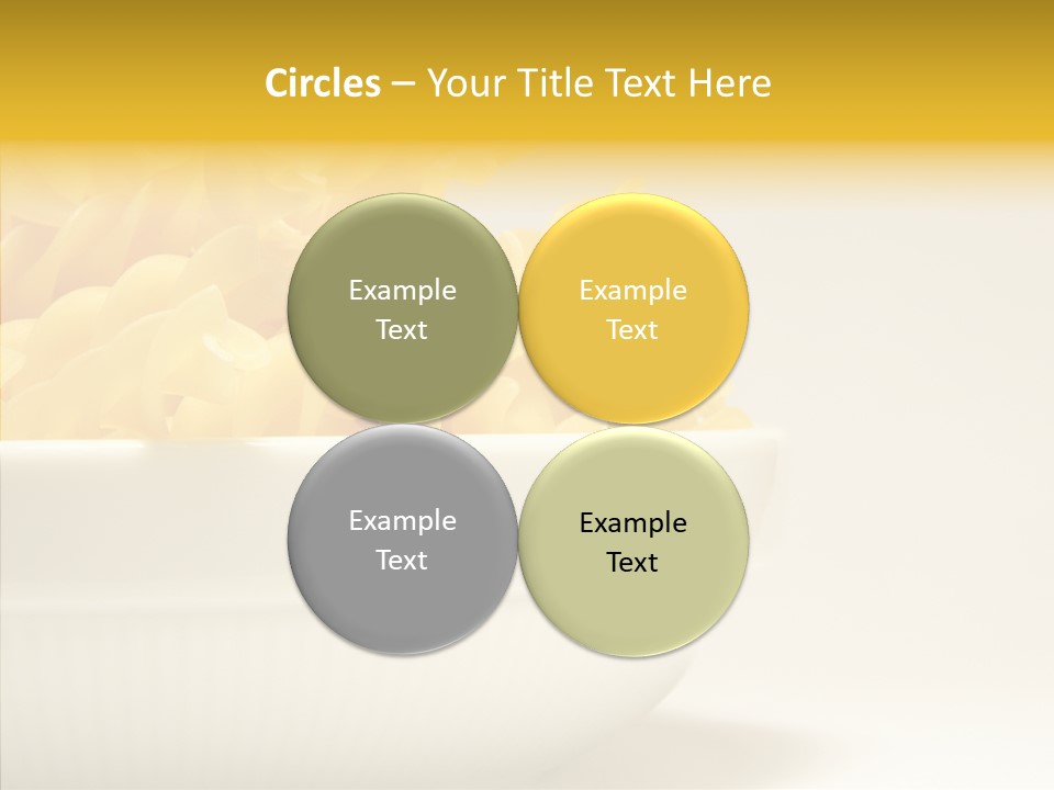 Yellow Cooking Heap PowerPoint Template