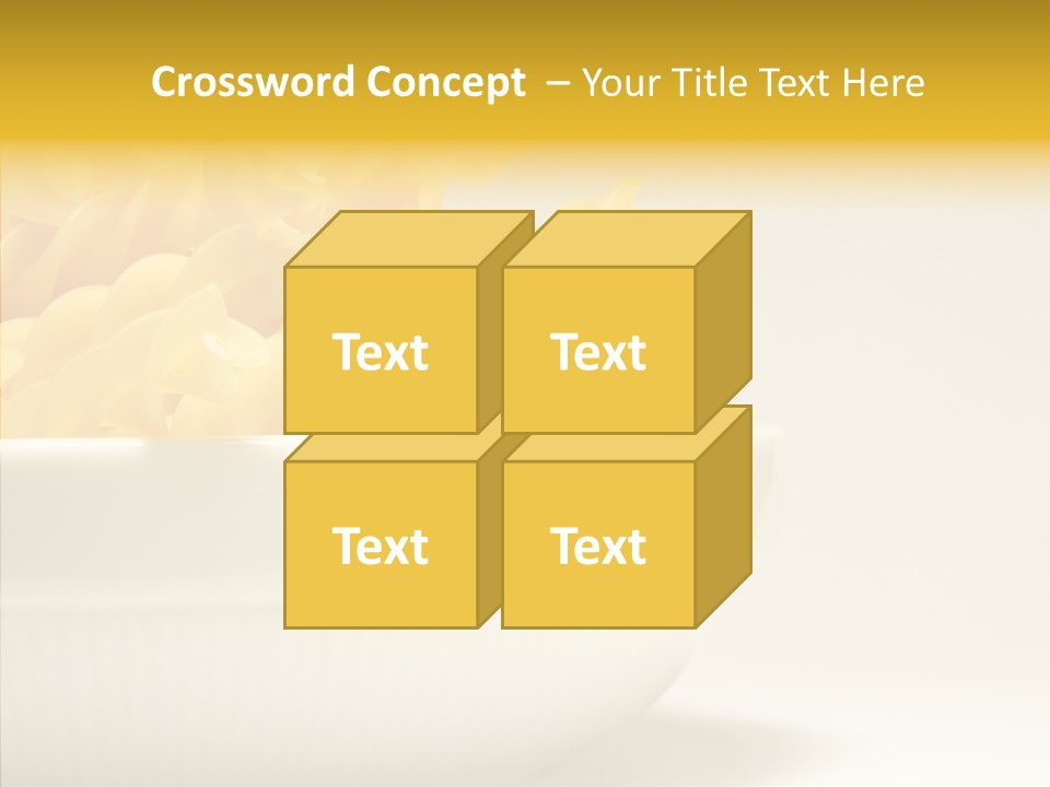 Yellow Cooking Heap PowerPoint Template