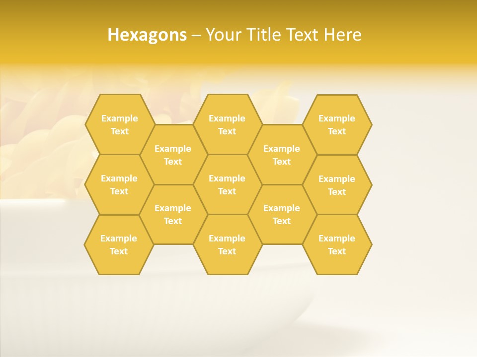 Yellow Cooking Heap PowerPoint Template