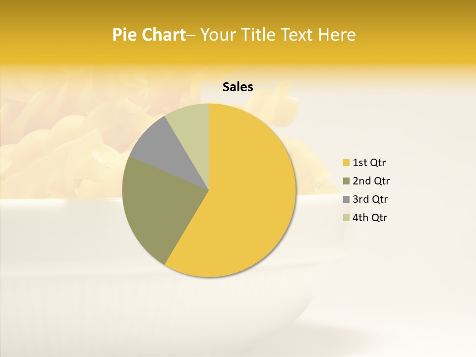 Yellow Cooking Heap PowerPoint Template