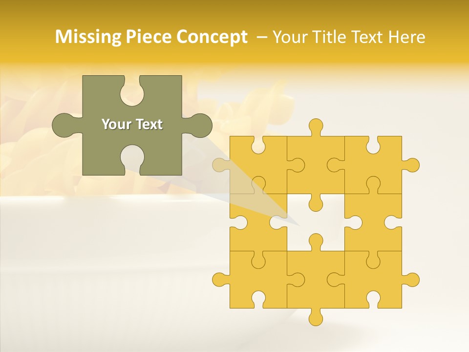 Yellow Cooking Heap PowerPoint Template