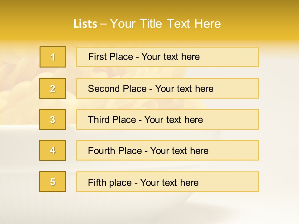 Yellow Cooking Heap PowerPoint Template