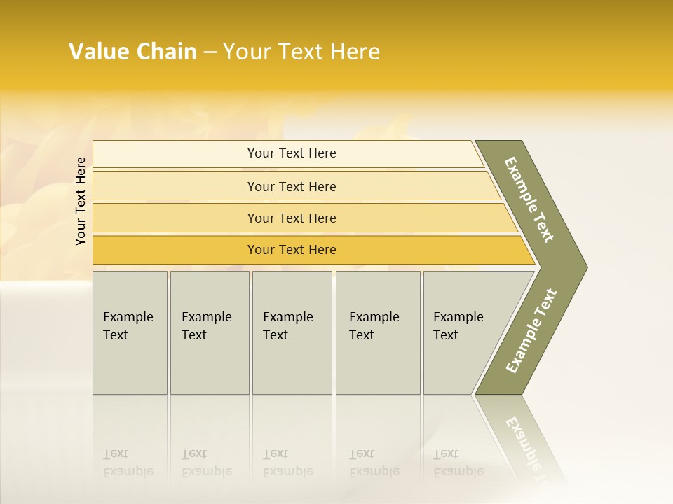 Yellow Cooking Heap PowerPoint Template