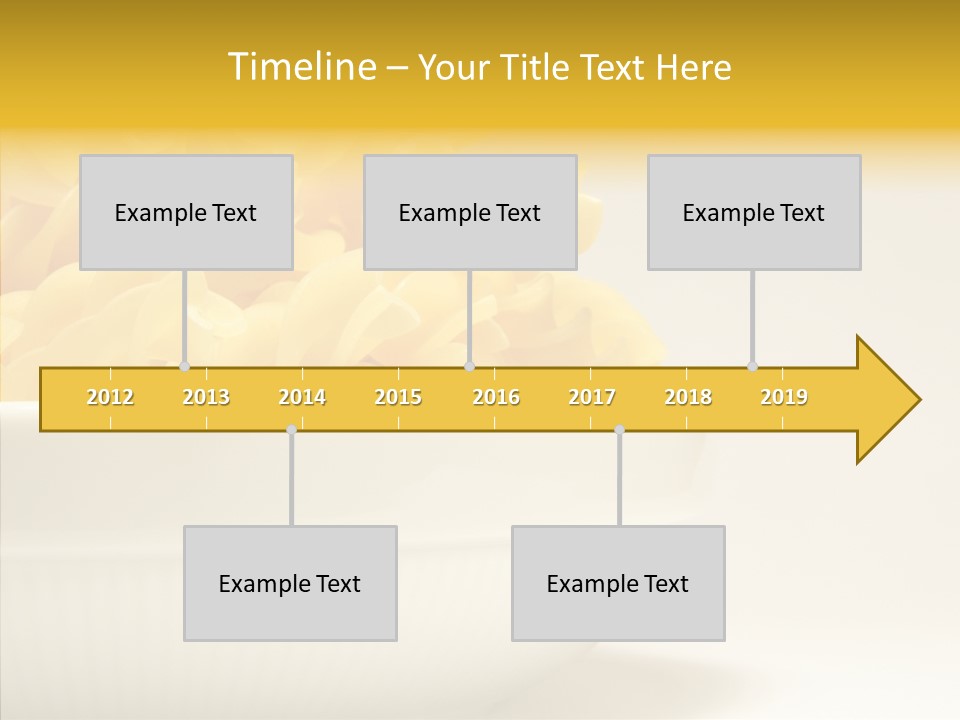 Yellow Cooking Heap PowerPoint Template
