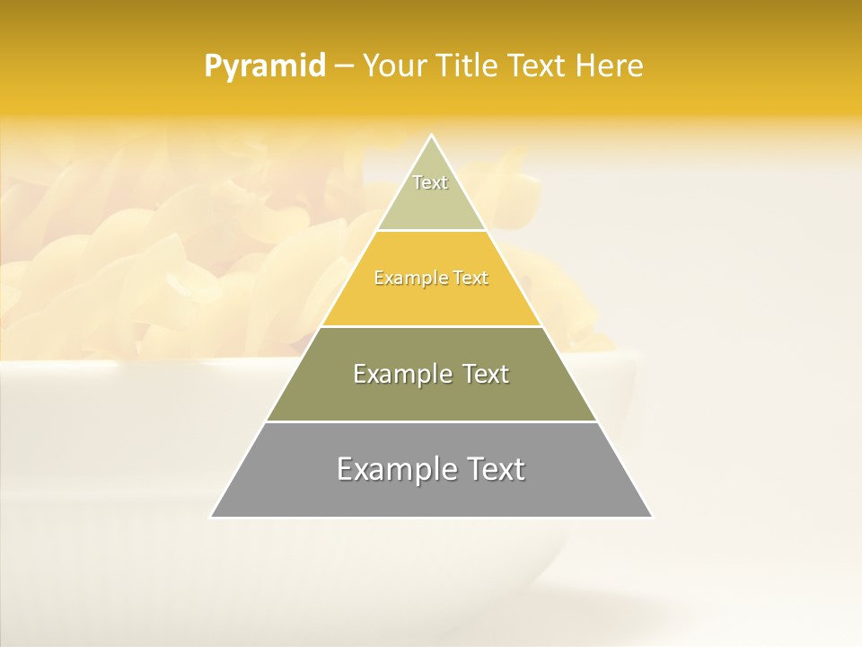 Yellow Cooking Heap PowerPoint Template