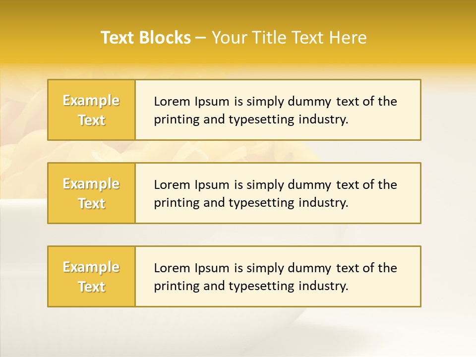 Yellow Cooking Heap PowerPoint Template