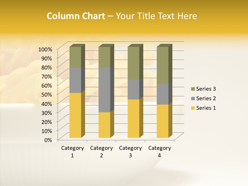 Yellow Cooking Heap PowerPoint Template