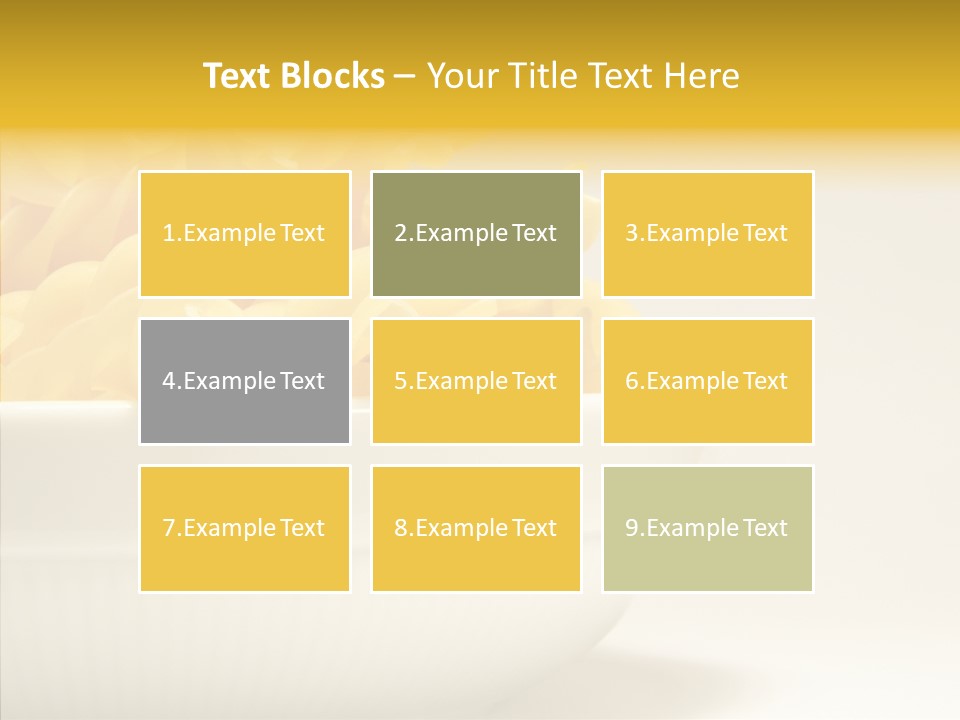 Yellow Cooking Heap PowerPoint Template