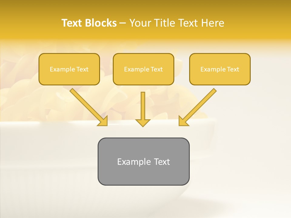 Yellow Cooking Heap PowerPoint Template