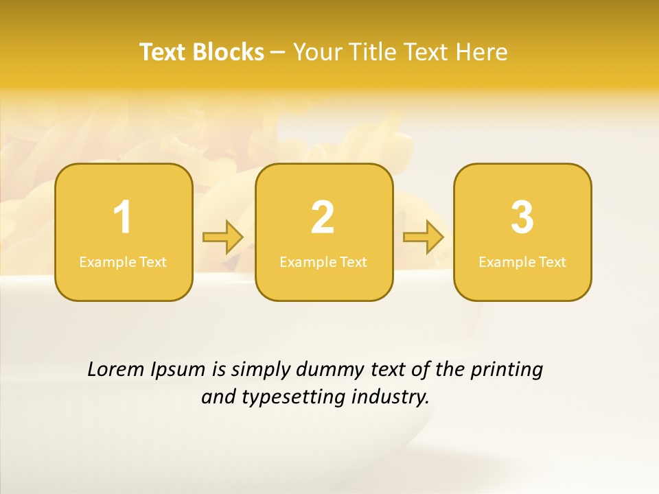 Yellow Cooking Heap PowerPoint Template