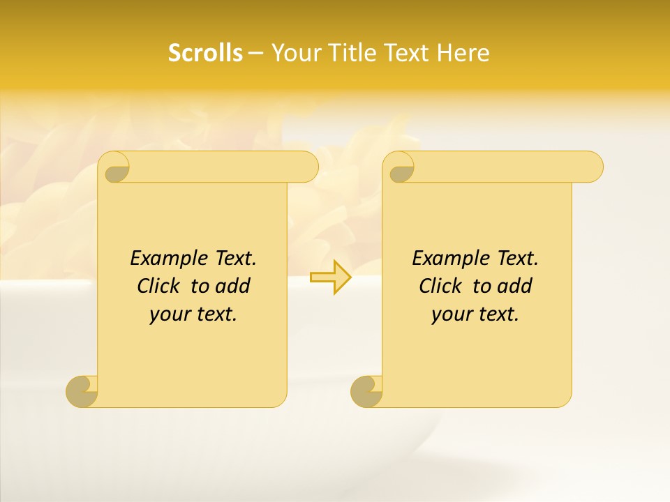 Yellow Cooking Heap PowerPoint Template