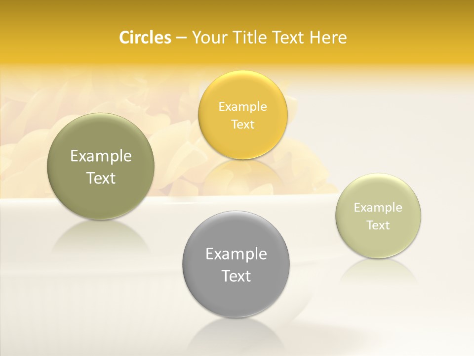 Yellow Cooking Heap PowerPoint Template