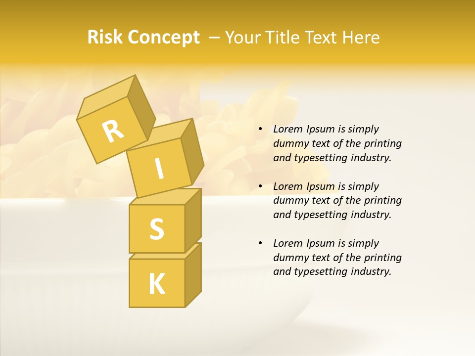 Yellow Cooking Heap PowerPoint Template