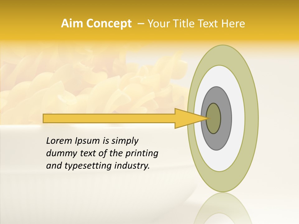 Yellow Cooking Heap PowerPoint Template