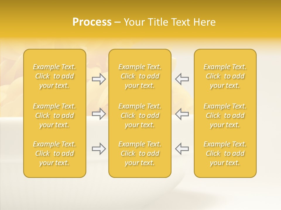 Yellow Cooking Heap PowerPoint Template