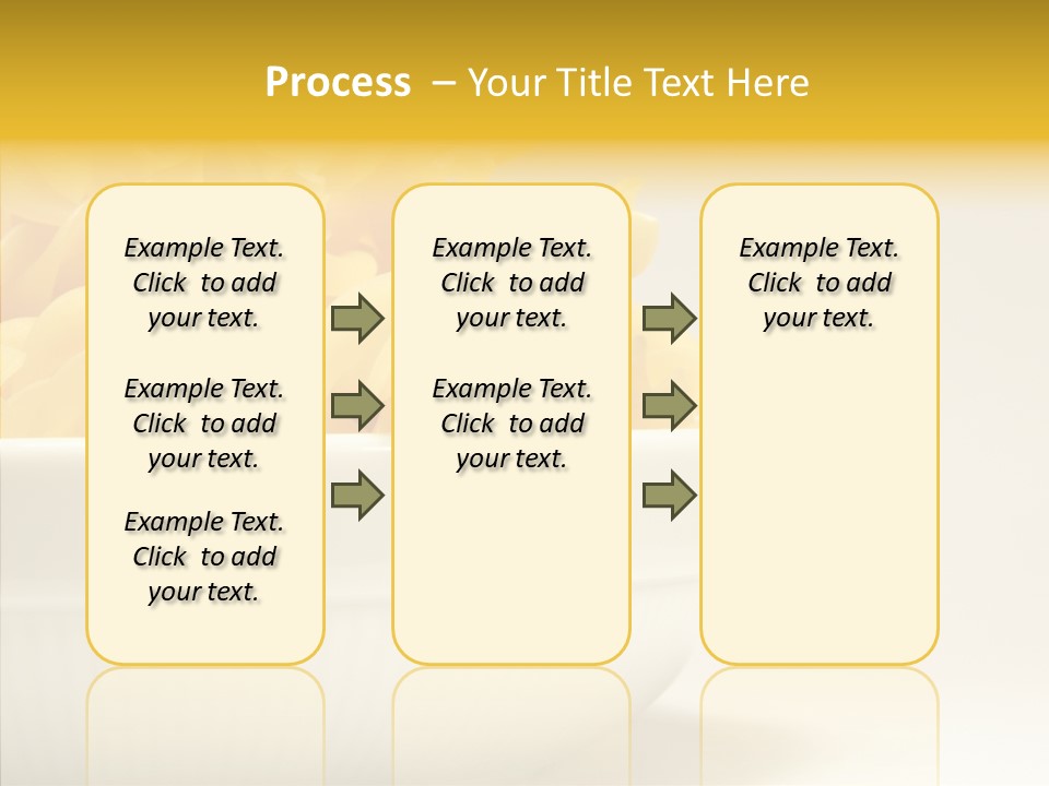 Yellow Cooking Heap PowerPoint Template