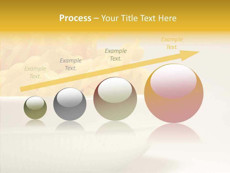 Yellow Cooking Heap PowerPoint Template