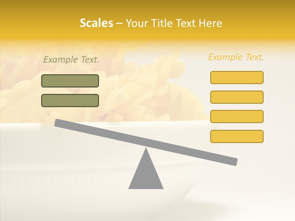 Yellow Cooking Heap PowerPoint Template