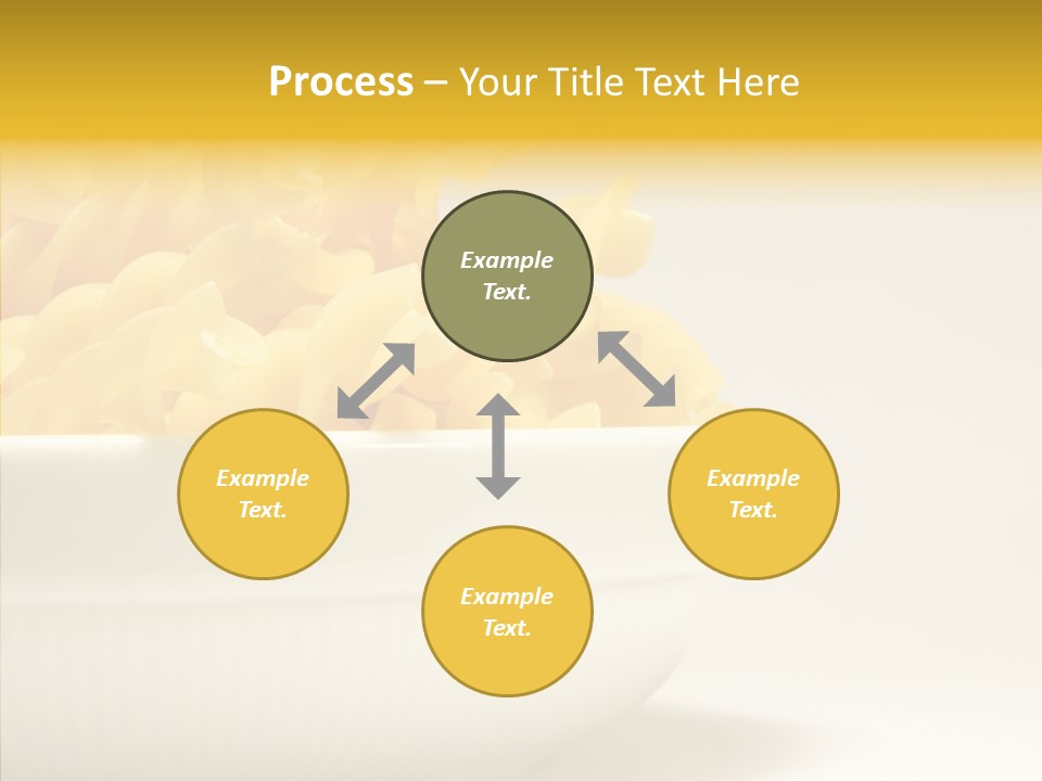 Yellow Cooking Heap PowerPoint Template