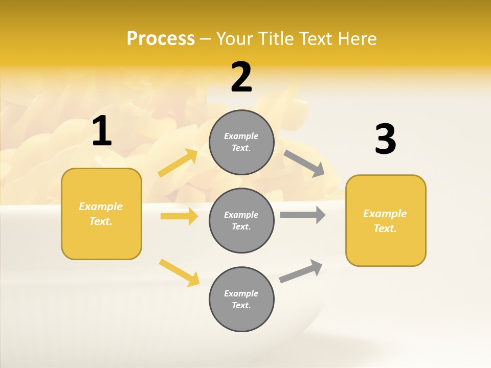 Yellow Cooking Heap PowerPoint Template
