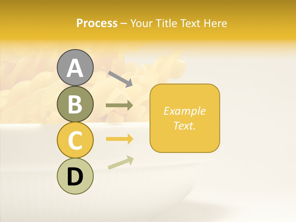 Yellow Cooking Heap PowerPoint Template