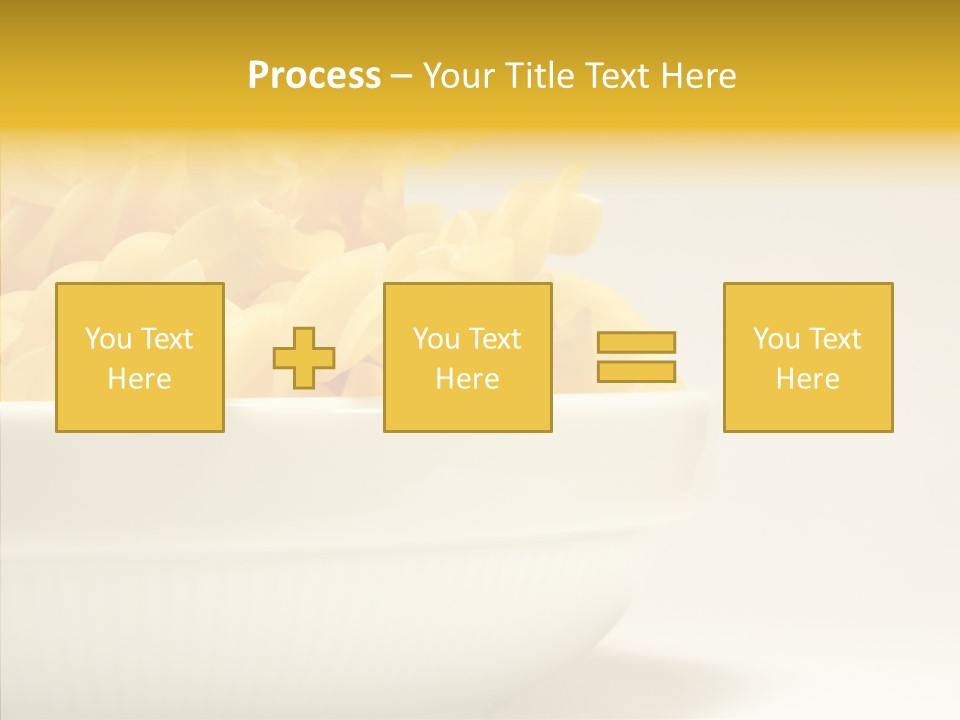 Yellow Cooking Heap PowerPoint Template