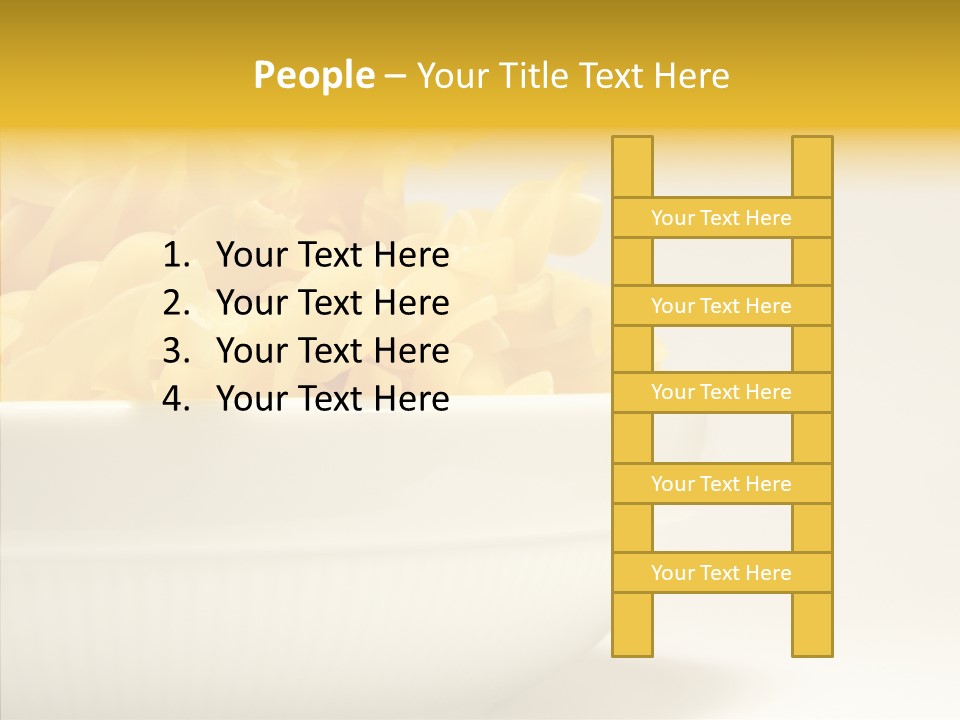 Yellow Cooking Heap PowerPoint Template