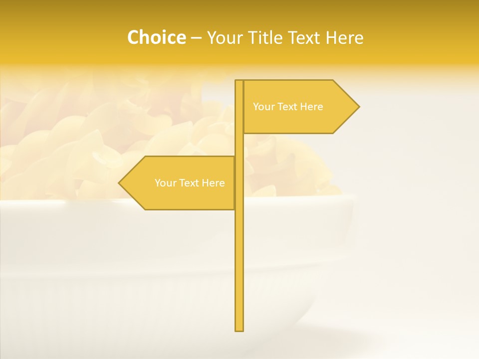 Yellow Cooking Heap PowerPoint Template