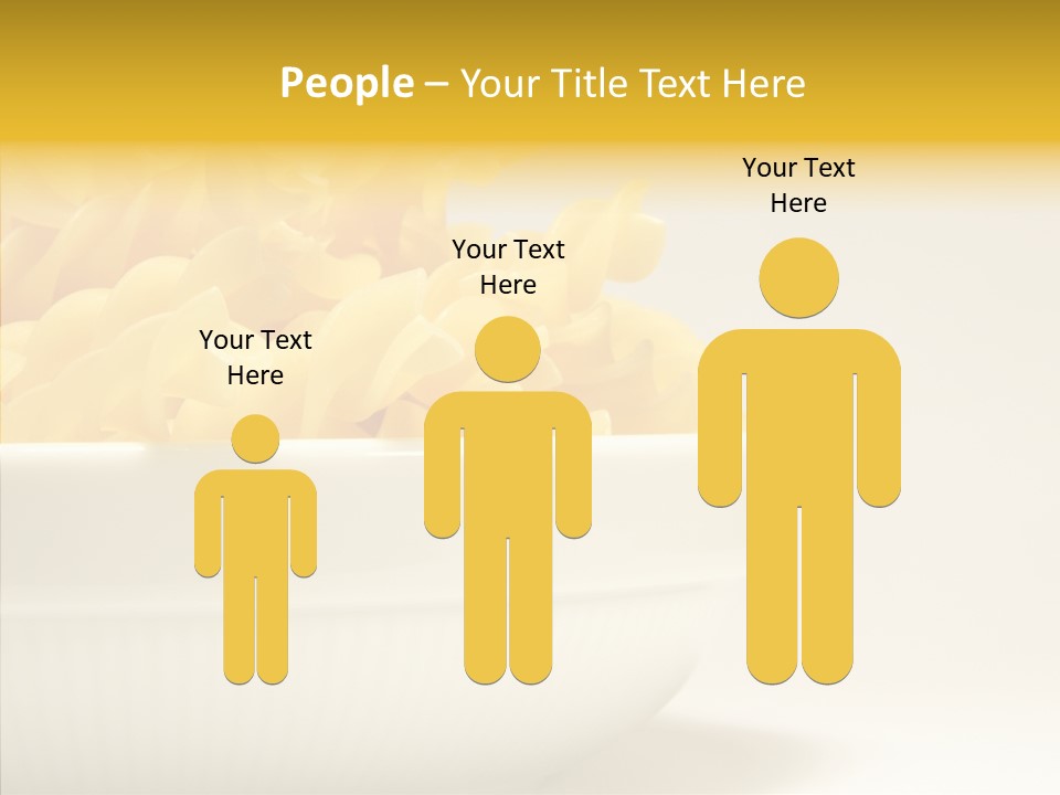 Yellow Cooking Heap PowerPoint Template