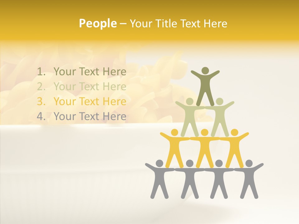 Yellow Cooking Heap PowerPoint Template