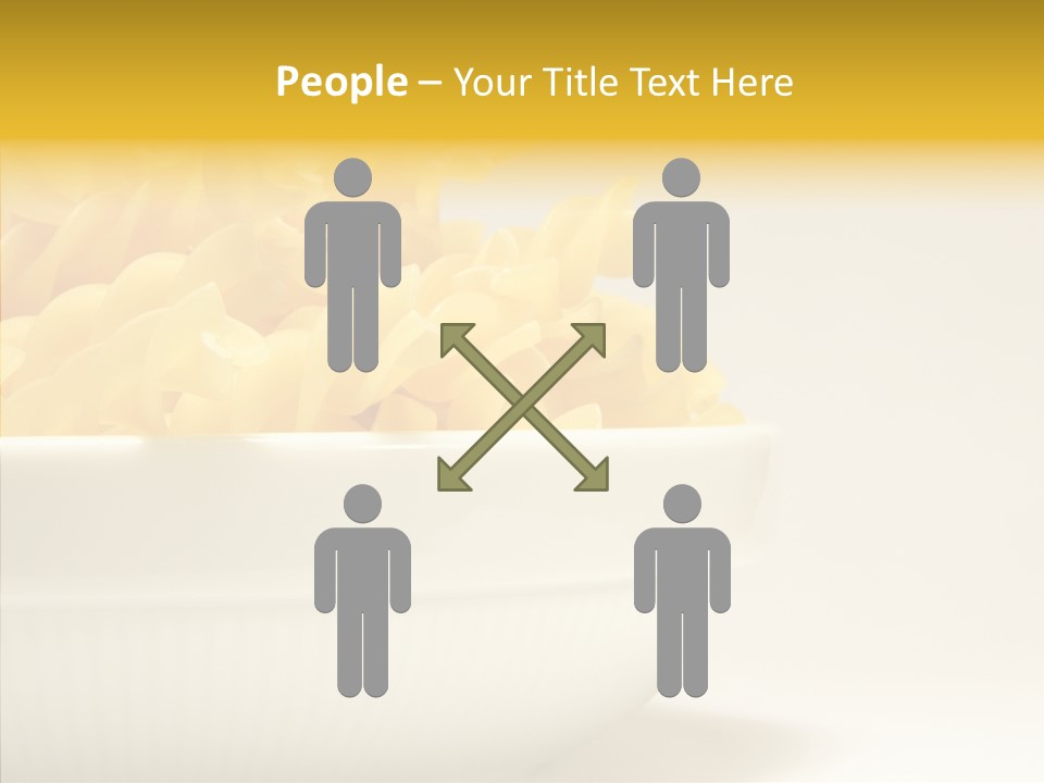 Yellow Cooking Heap PowerPoint Template
