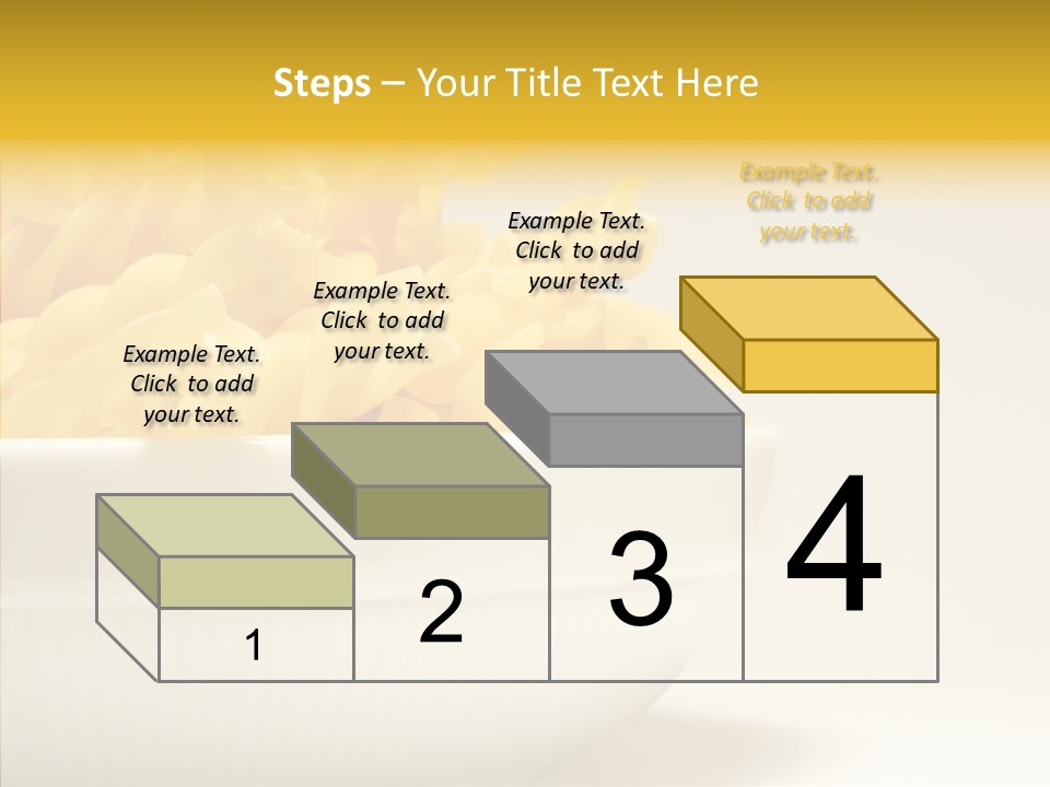 Yellow Cooking Heap PowerPoint Template