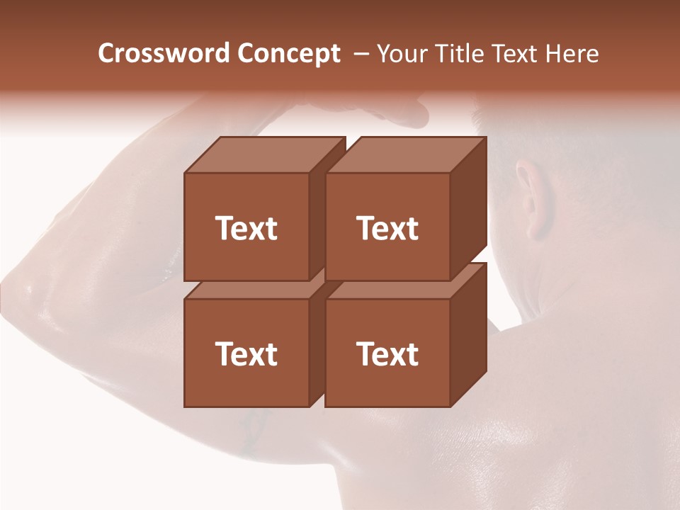Naked Sport Ripped PowerPoint Template