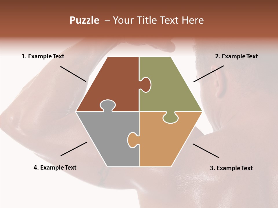 Naked Sport Ripped PowerPoint Template