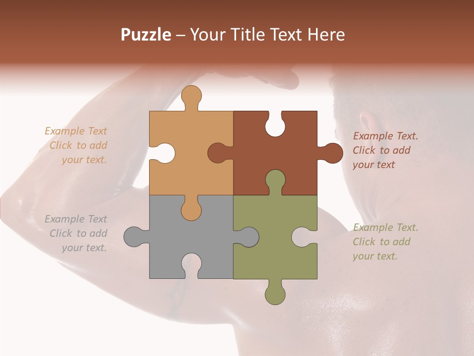 Naked Sport Ripped PowerPoint Template