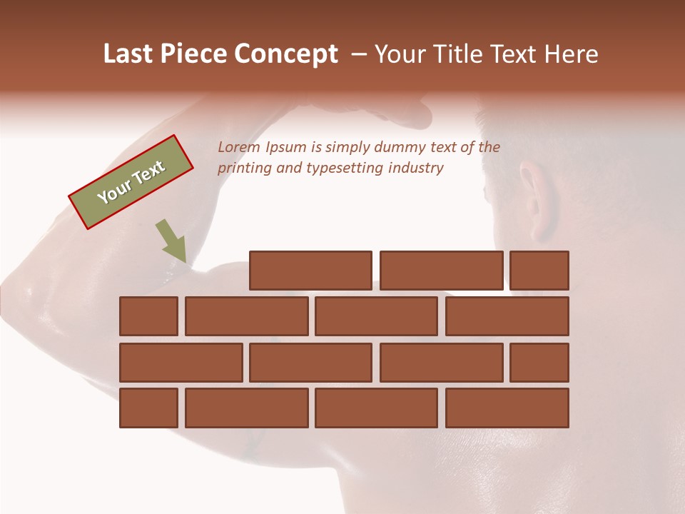 Naked Sport Ripped PowerPoint Template