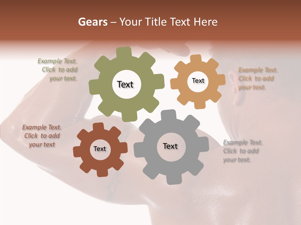 Naked Sport Ripped PowerPoint Template