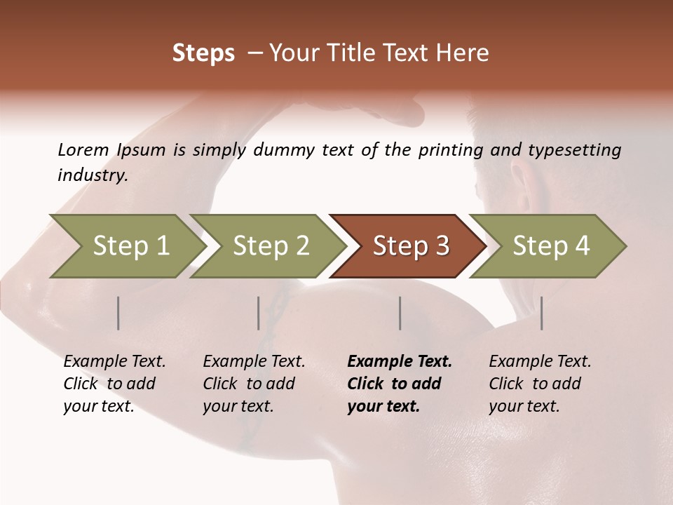 Naked Sport Ripped PowerPoint Template