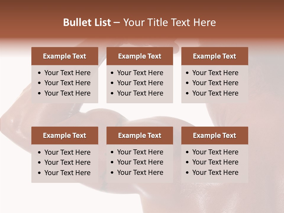 Naked Sport Ripped PowerPoint Template