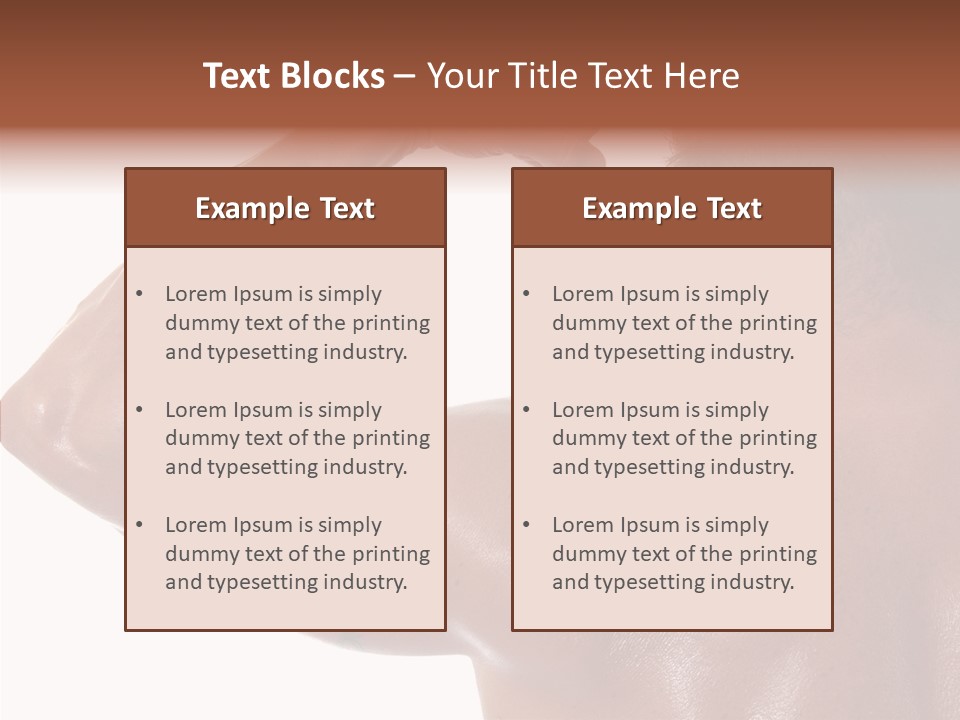 Naked Sport Ripped PowerPoint Template