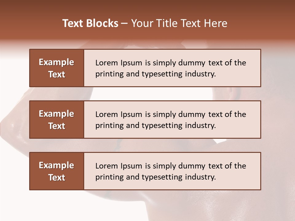 Naked Sport Ripped PowerPoint Template
