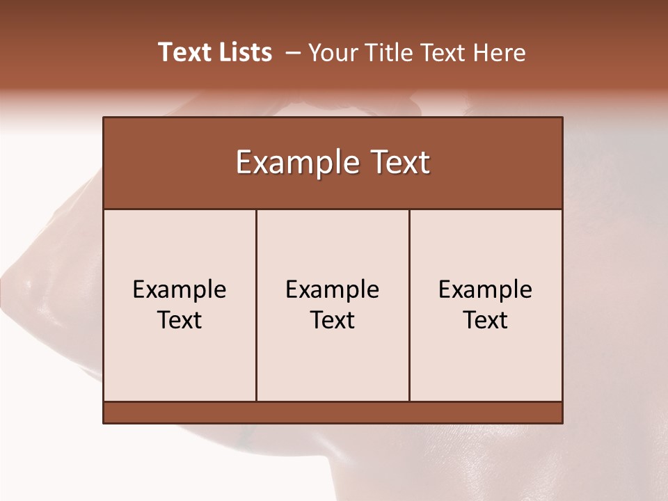Naked Sport Ripped PowerPoint Template