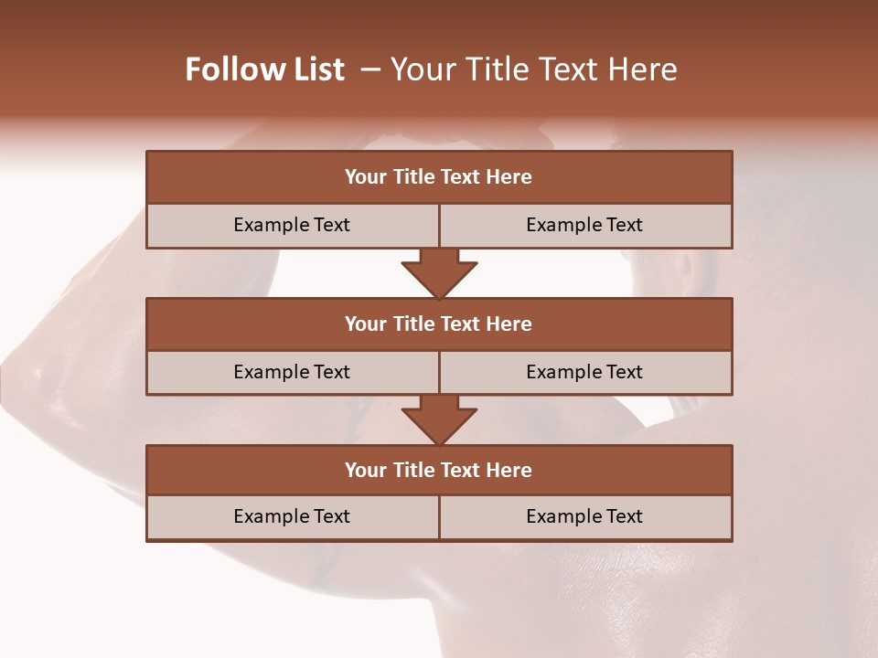 Naked Sport Ripped PowerPoint Template