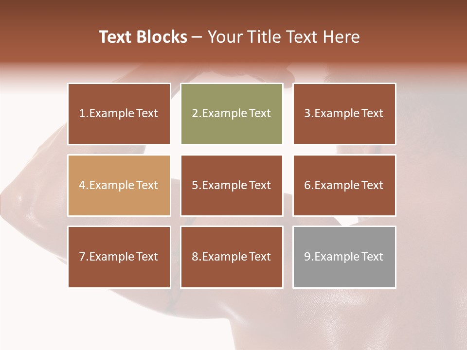 Naked Sport Ripped PowerPoint Template