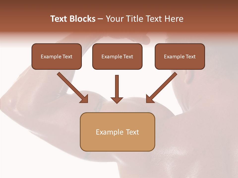 Naked Sport Ripped PowerPoint Template