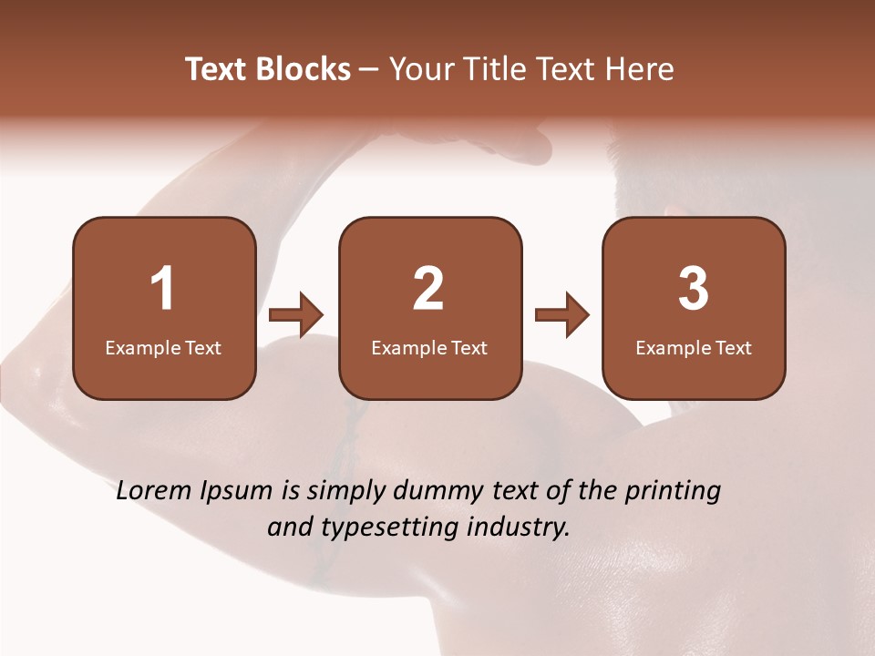 Naked Sport Ripped PowerPoint Template