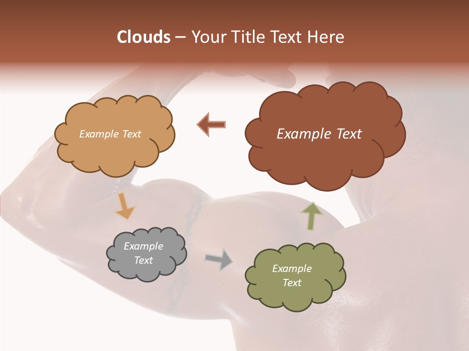 Naked Sport Ripped PowerPoint Template