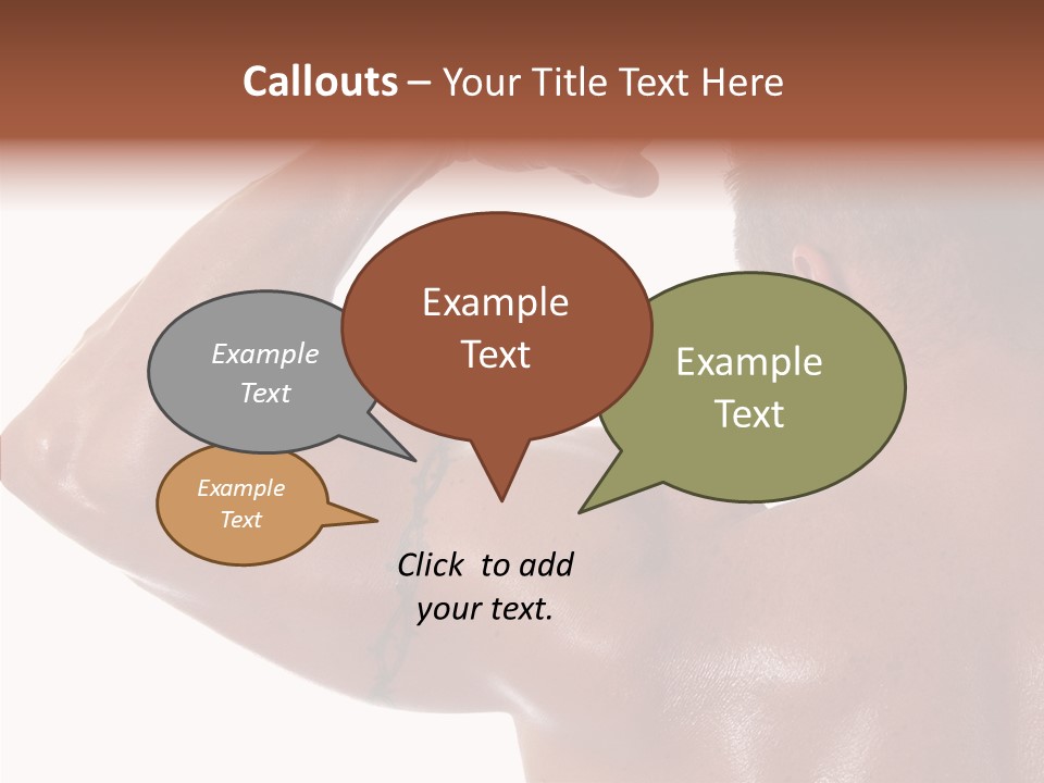 Naked Sport Ripped PowerPoint Template